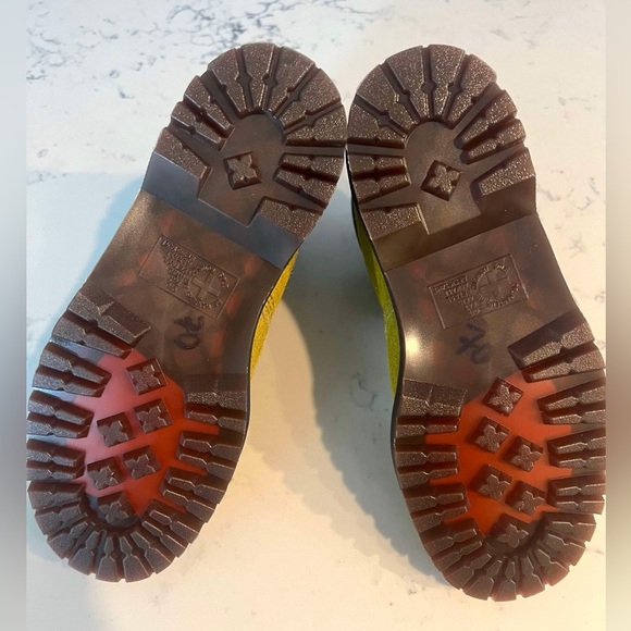 Dr.Martens Women’s 939 Ben Suede In Moss Green Padded Collar Lace Up Boots New - Picture 8 of 15